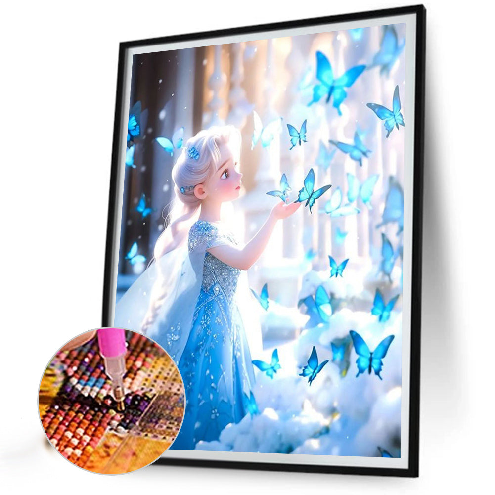 Disney Princess-Frozen - Full AB Round Drill Diamond Painting 40*50CM