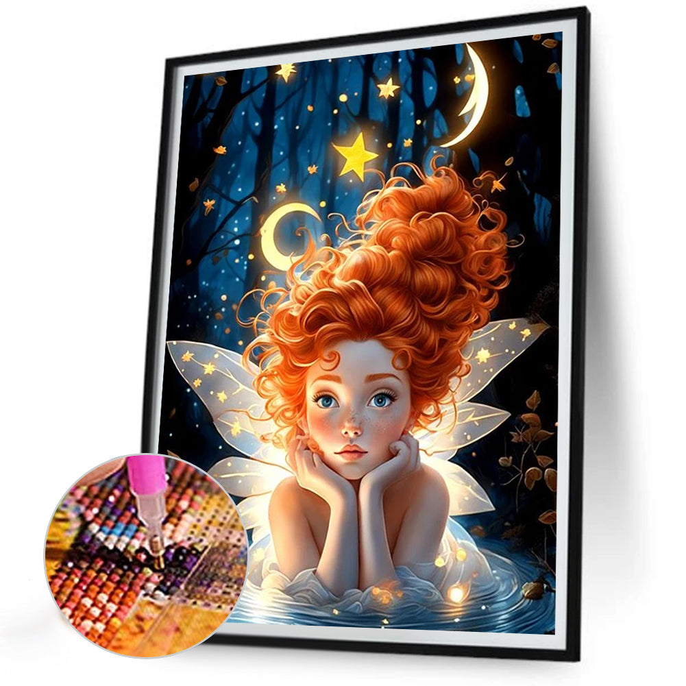 Fairy Girl - Full Round Drill Diamond Painting 30*40CM