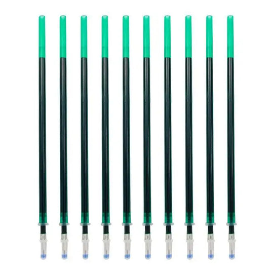 100pcs 0.5mm Cross Stitch Water Soluble Ink Pen Refill Office Supply (Green)