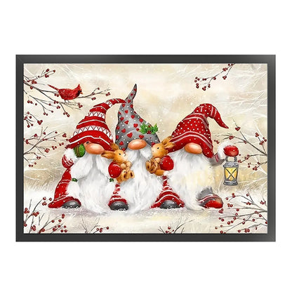 Christmas Gnome - 11CT Stamped Cross Stitch 60*45CM