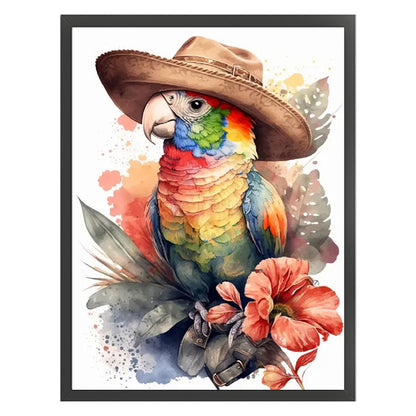 Parrot - 11CT Stamped Cross Stitch 40*56CM