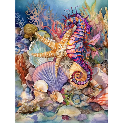 The Underwater World - 11CT Stamped Cross Stitch 40*56CM