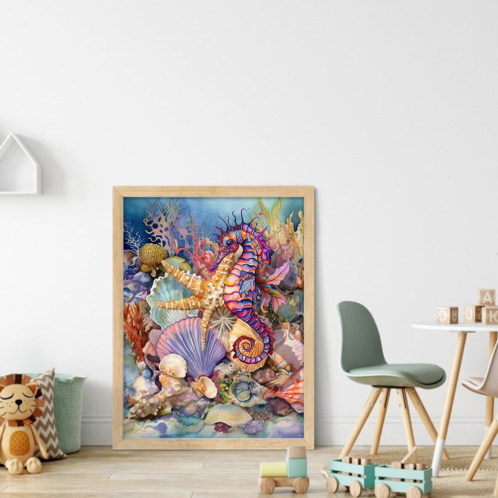 The Underwater World - 11CT Stamped Cross Stitch 40*56CM