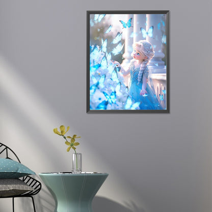 Disney Princess-Frozen - Full Round Drill Diamond Painting 40*50CM