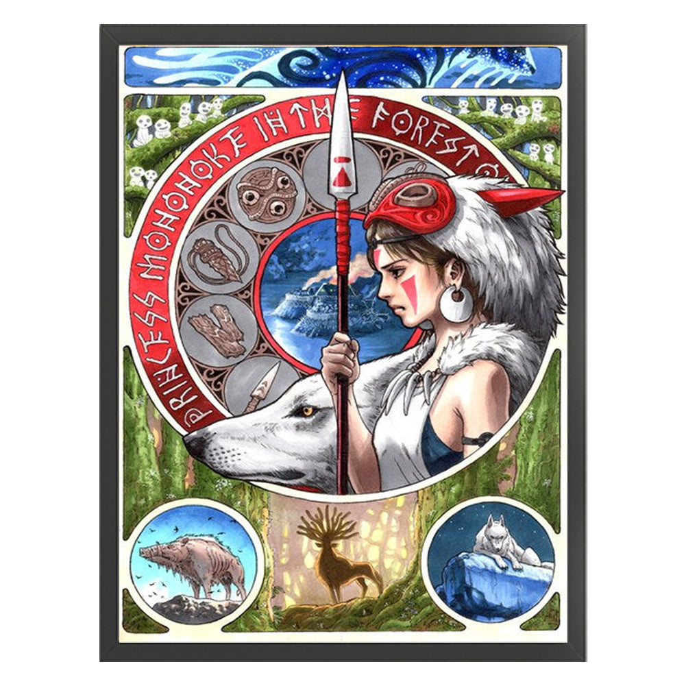 Figure - 11CT Stamped Cross Stitch 40*56CM