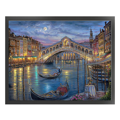 City View - 11CT Stamped Cross Stitch 55*45CM