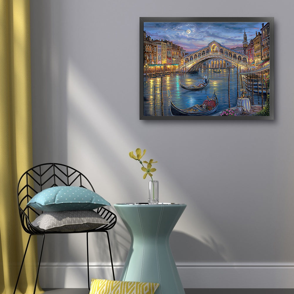 City View - 11CT Stamped Cross Stitch 55*45CM