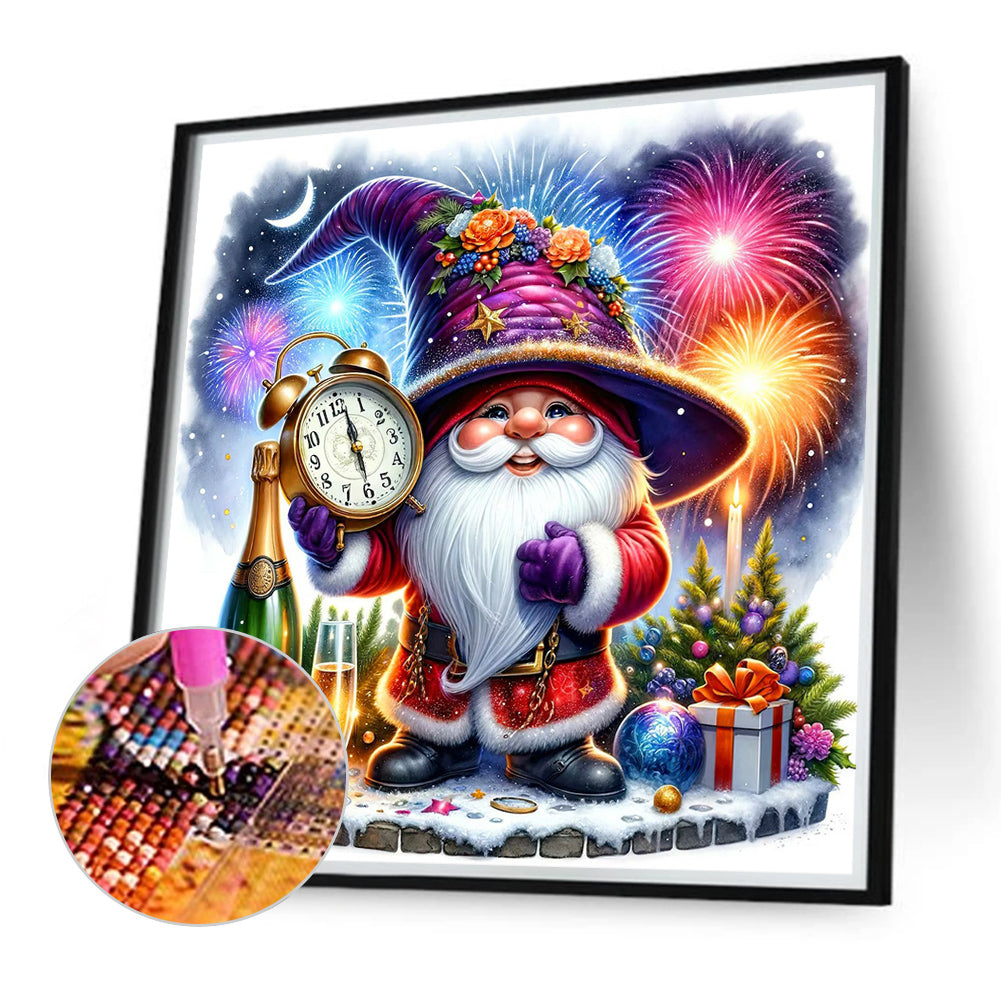 Goblin Fireworks New Year - Full Round Drill Diamond Painting 40*40CM