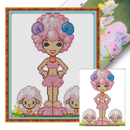 Aries - 14CT Stamped Cross Stitch 23*28CM(Joy Sunday)