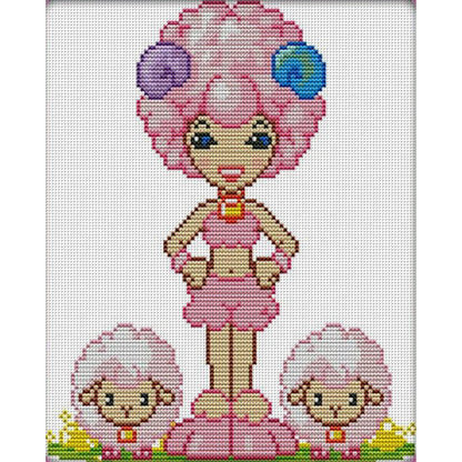 Aries - 14CT Stamped Cross Stitch 23*28CM(Joy Sunday)