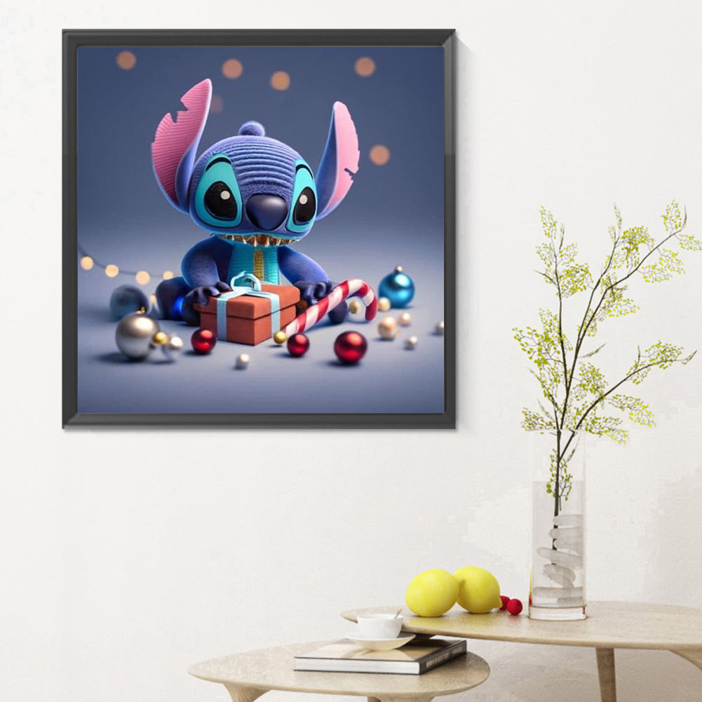 Stitch And Christmas Gifts - Full Round Drill Diamond Painting 30*30CM