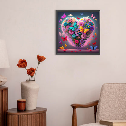 Colorful Flowers - Full Round Drill Diamond Painting 30*30CM