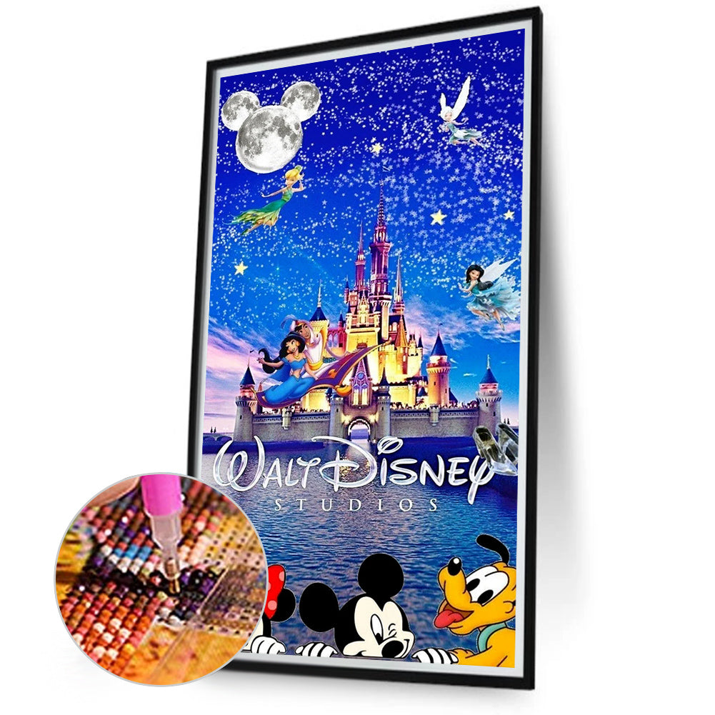 Disney Mickey Mouse - Full Round Drill Diamond Painting 50*80CM