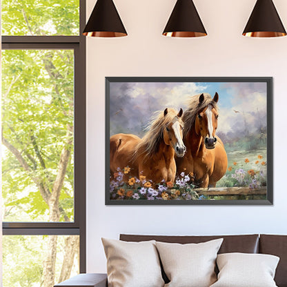 Horse - Full Square Drill Diamond Painting 40*30CM