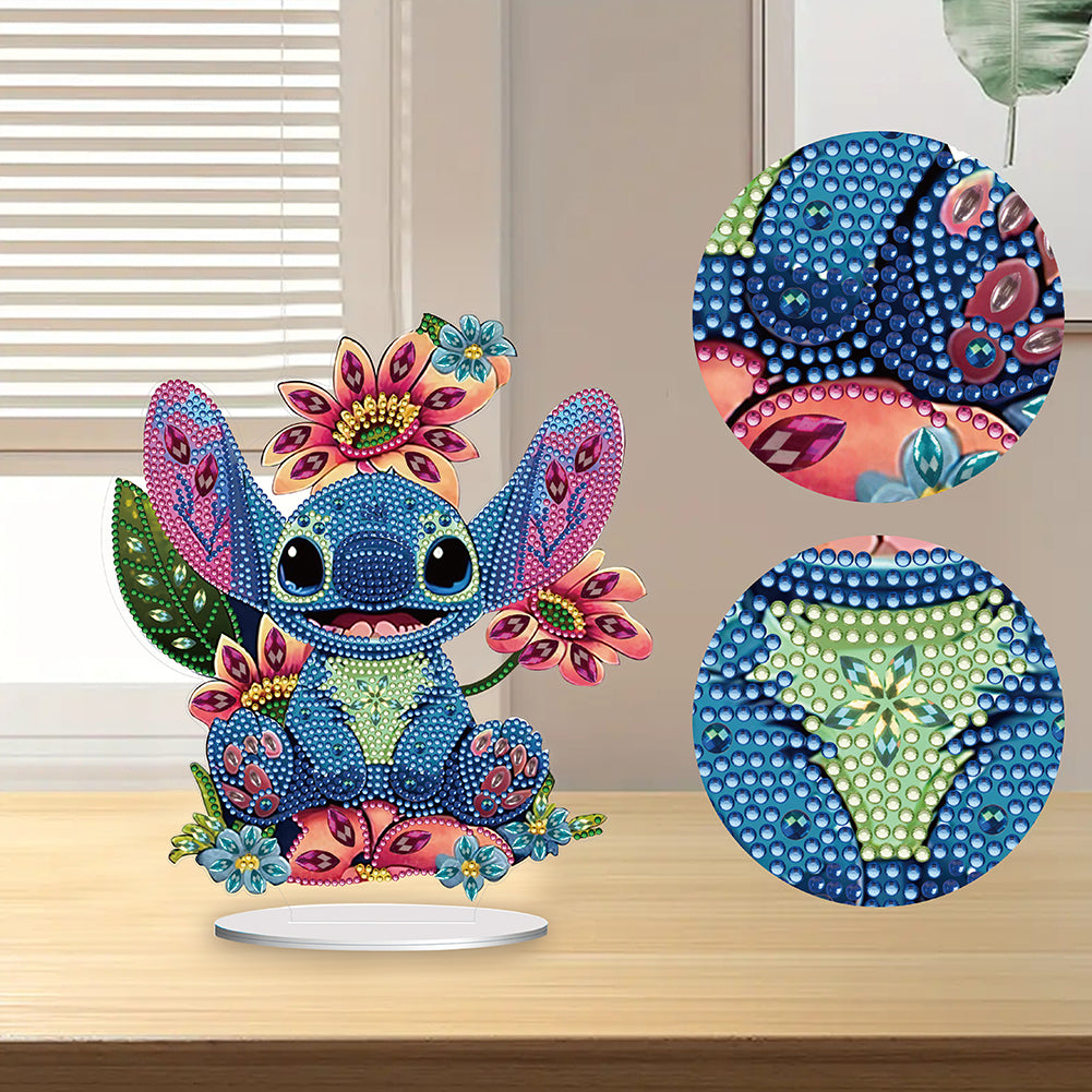 Acrylic Stitch Table Top Diamond Painting Ornament Kits for Office Desktop Decor