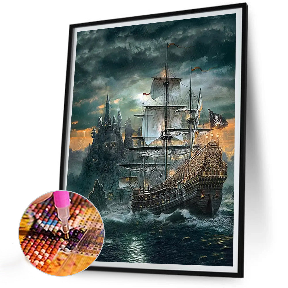 Abstract - Full Round Drill Diamond Painting 30*40CM
