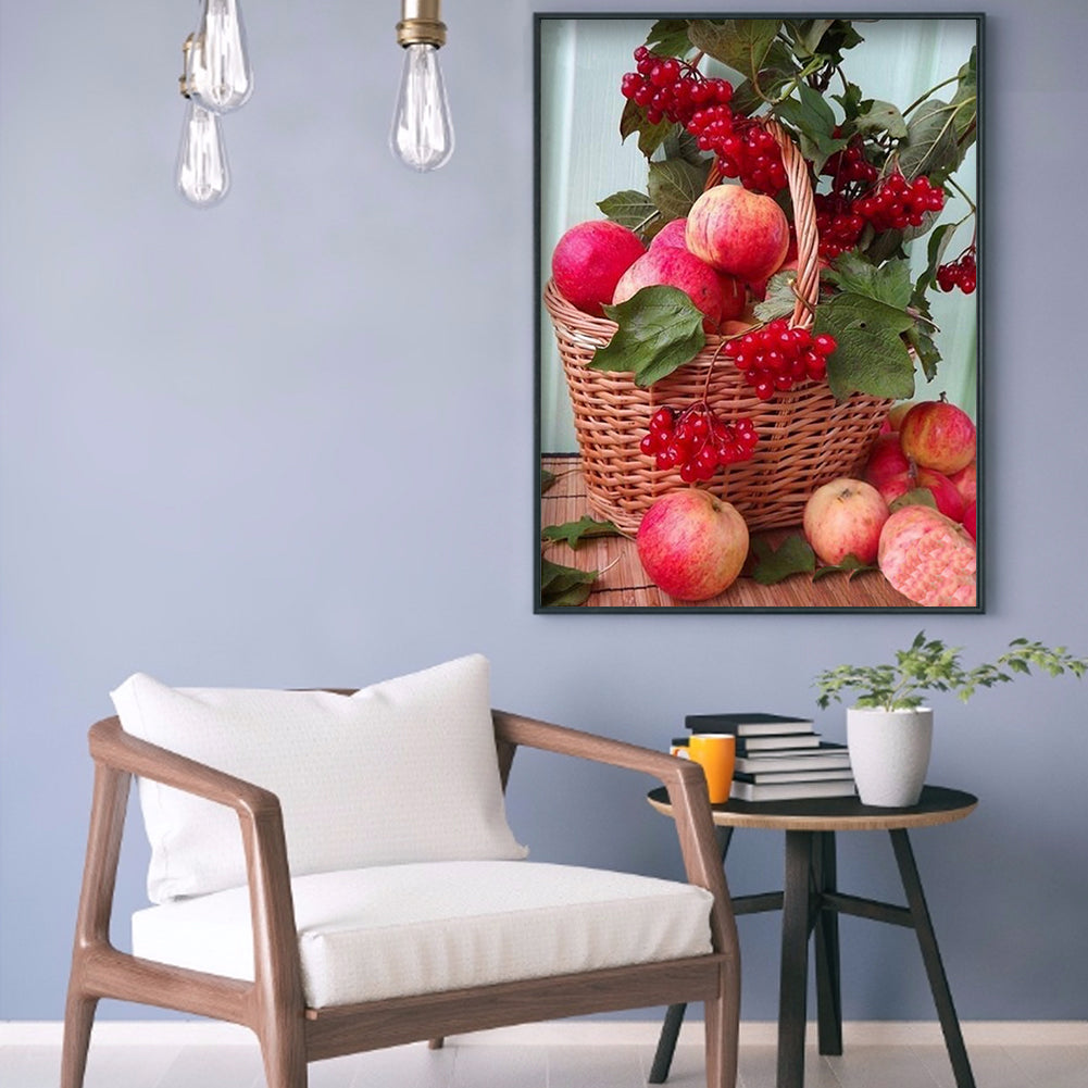 Flowers And Fruits - Full Round Drill Diamond Painting 30*40CM