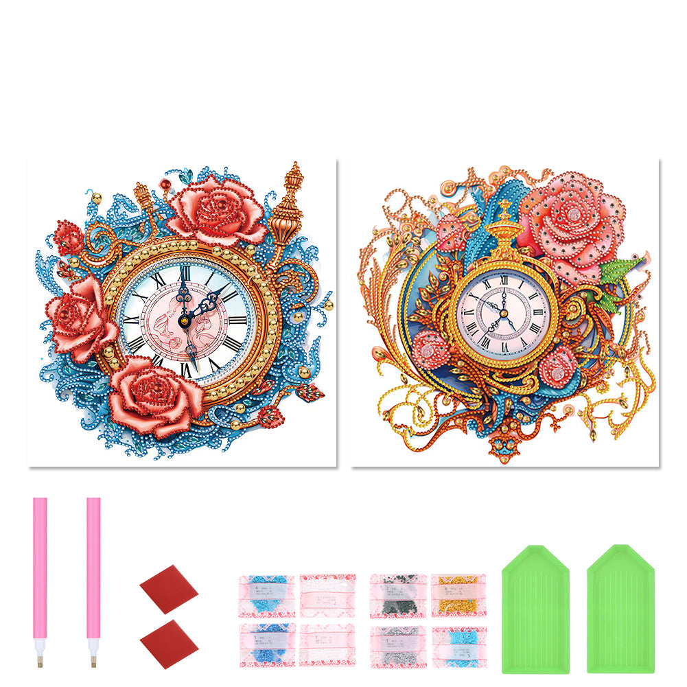 Bell And Flower - Special Shaped Drill Diamond Painting 30*30CM