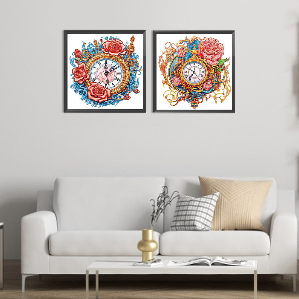Bell And Flower - Special Shaped Drill Diamond Painting 30*30CM