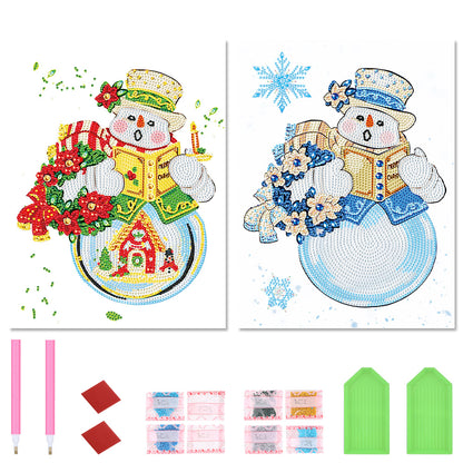 Snowman - Special Shaped Drill Diamond Painting 30*40CM