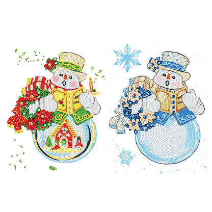 Snowman - Special Shaped Drill Diamond Painting 30*40CM