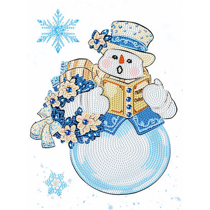 Snowman - Special Shaped Drill Diamond Painting 30*40CM