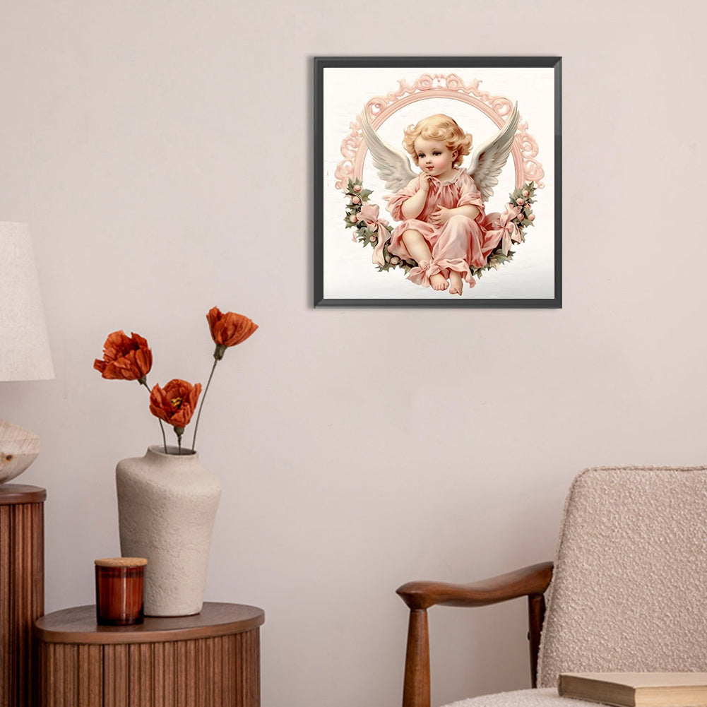 Angel - Full Round Drill Diamond Painting 30*30CM