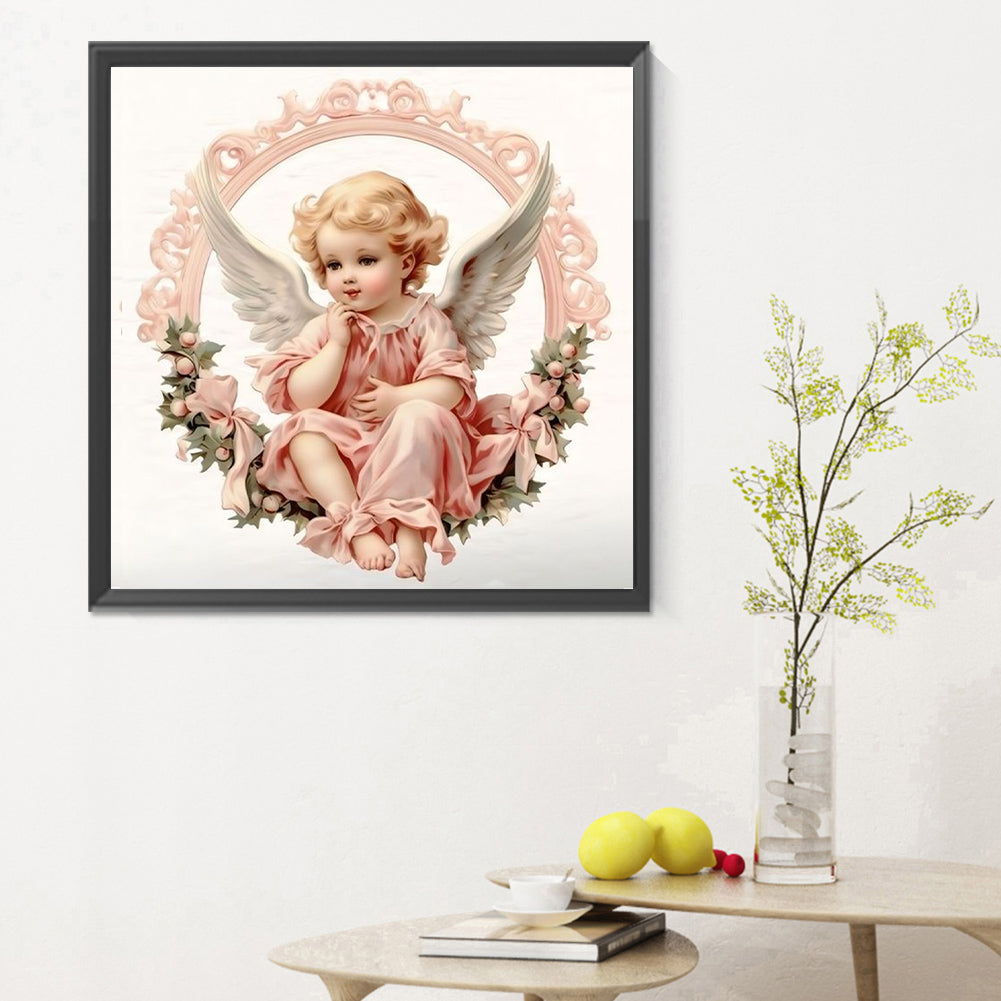 Angel - Full Round Drill Diamond Painting 30*30CM