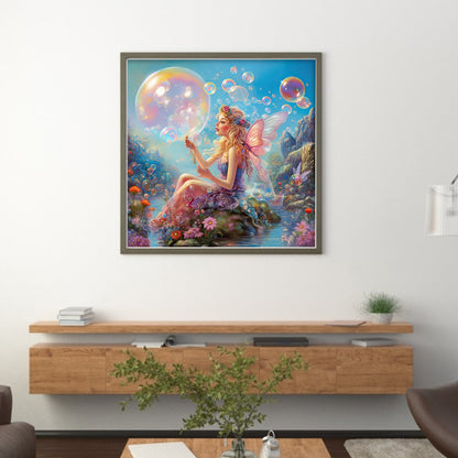 Butterfly Fairy - 14CT Stamped Cross Stitch 50*50CM