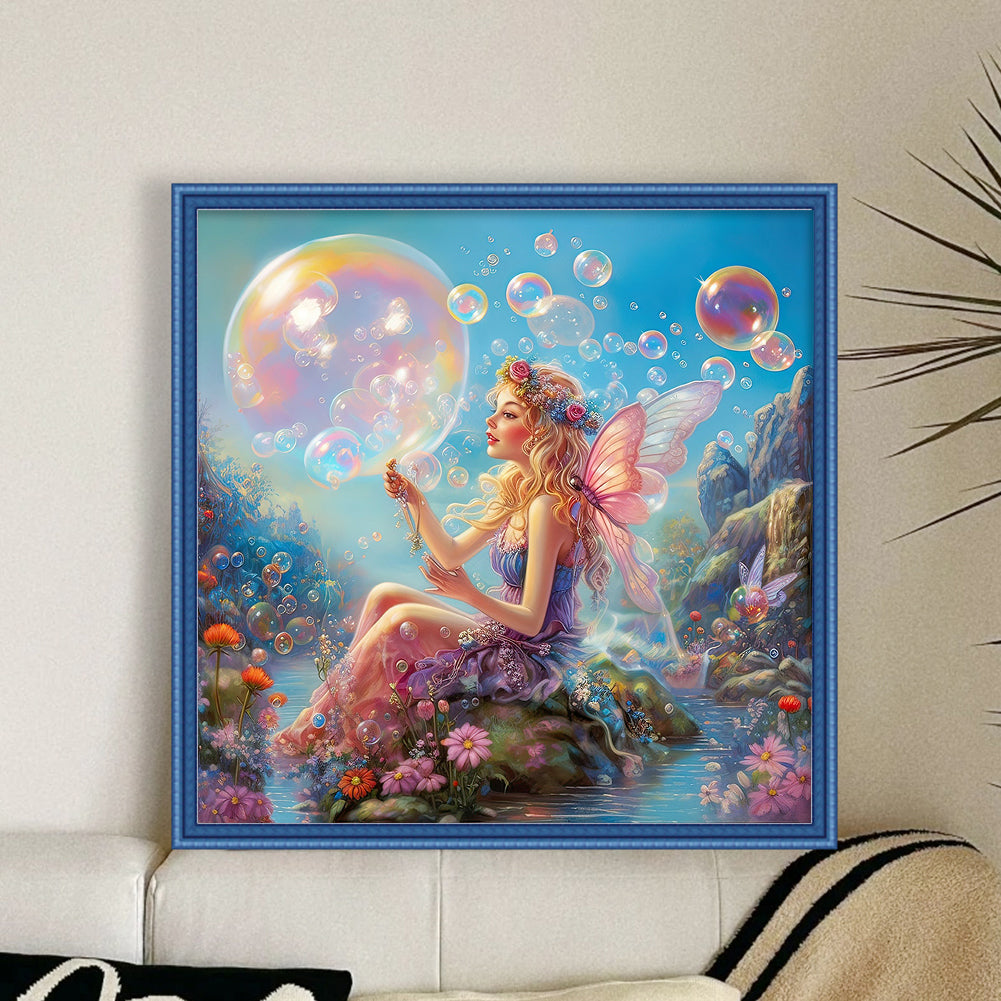 Butterfly Fairy - 14CT Stamped Cross Stitch 50*50CM