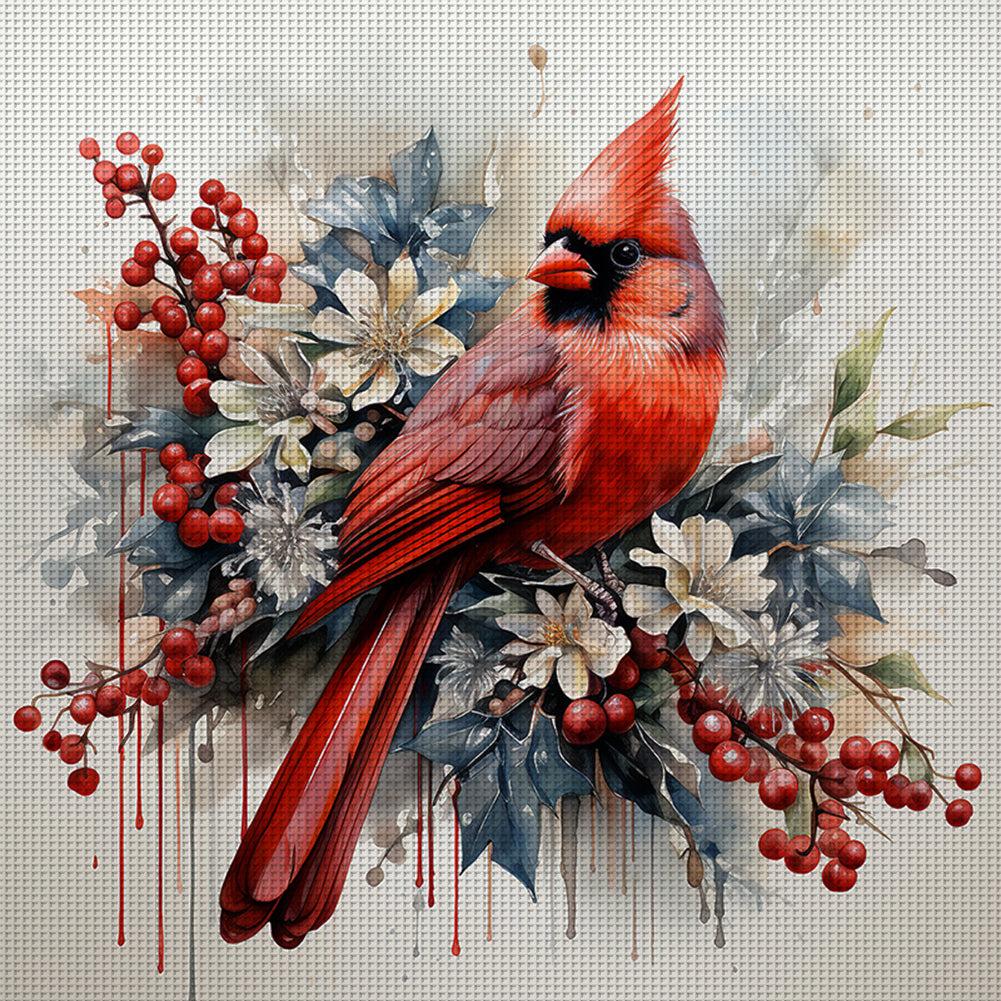 Cardinal - 11CT Counted Cross Stitch 40*40CM