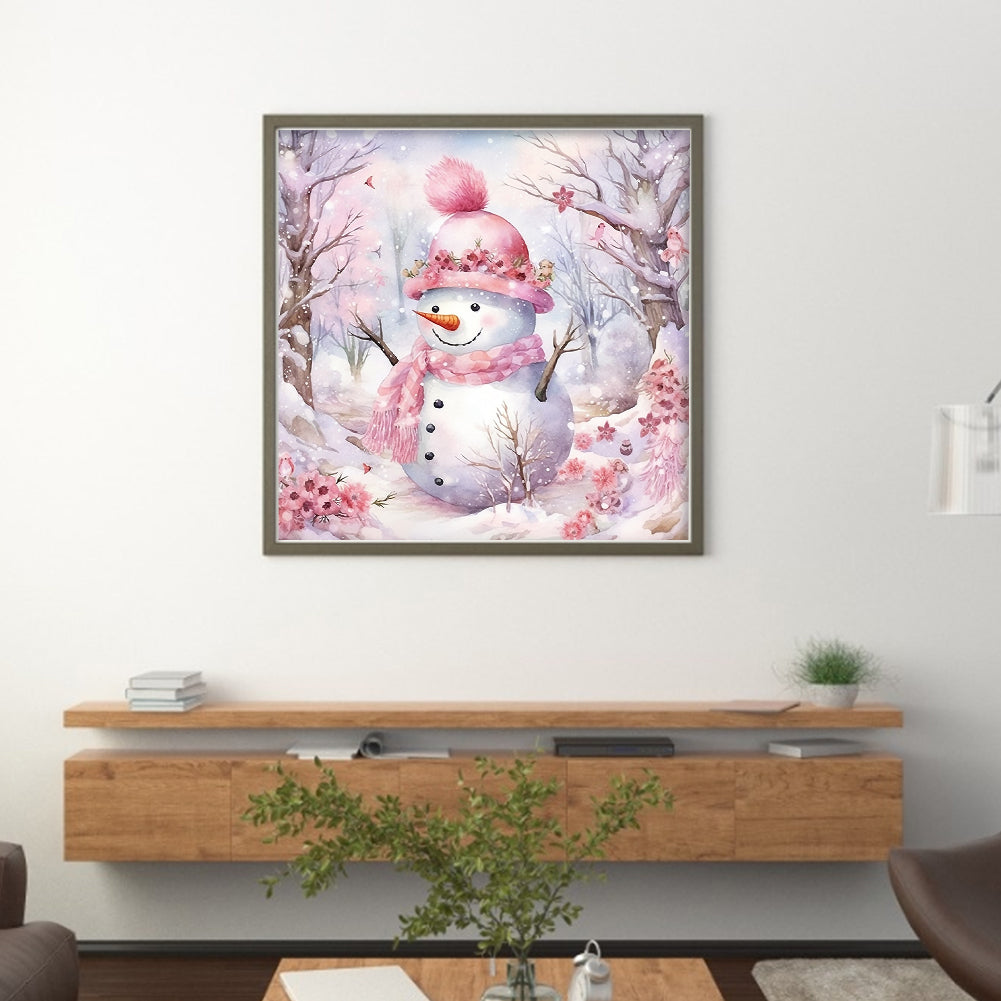 Snowman - 11CT Counted Cross Stitch 40*40CM