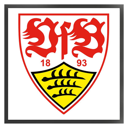 Stuttgart Second Football Team Logo - 11CT Stamped Cross Stitch 40*40CM