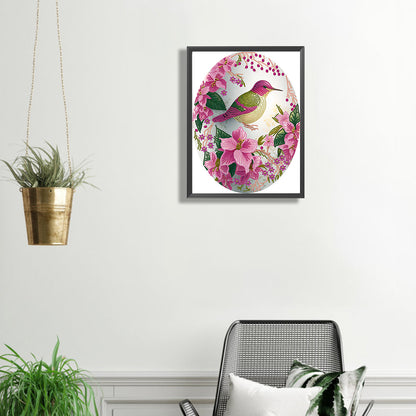 Easter Egg Hummingbird - Special Shaped Drill Diamond Painting 30*40CM