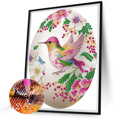 Easter Egg Hummingbird - Special Shaped Drill Diamond Painting 30*40CM