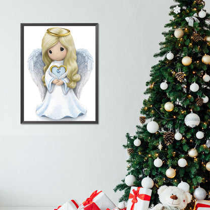 Precious Moments Doll Jesus Angel - Full Round Drill Diamond Painting 30*40CM