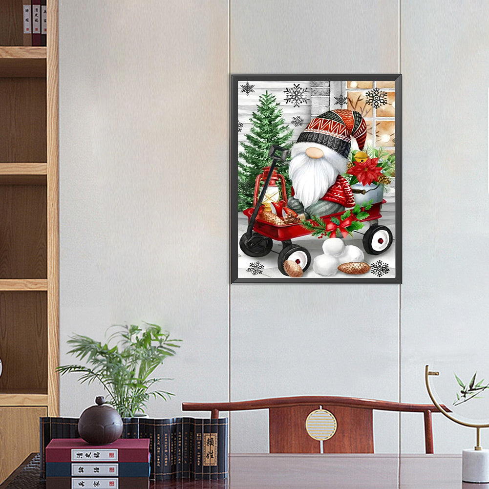 Christmas Gnome - Full Square Drill Diamond Painting 40*50CM