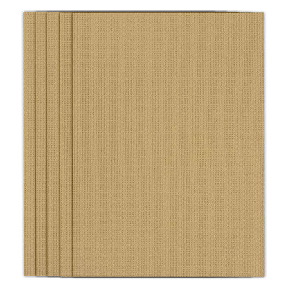 5 pcs 11 Count Embroidery Cross Cotton Fabric for Embroidery Beginner (12x16in)