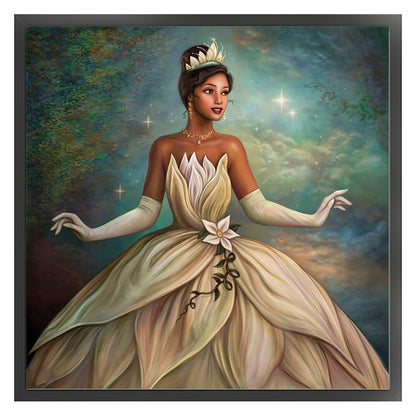 Disney-Princess Tiana - 11CT Stamped Cross Stitch 40*40CM