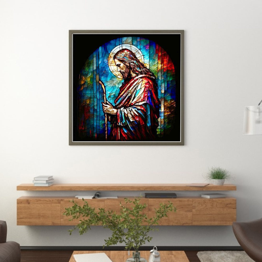 Priest - 11CT Stamped Cross Stitch 40*40CM