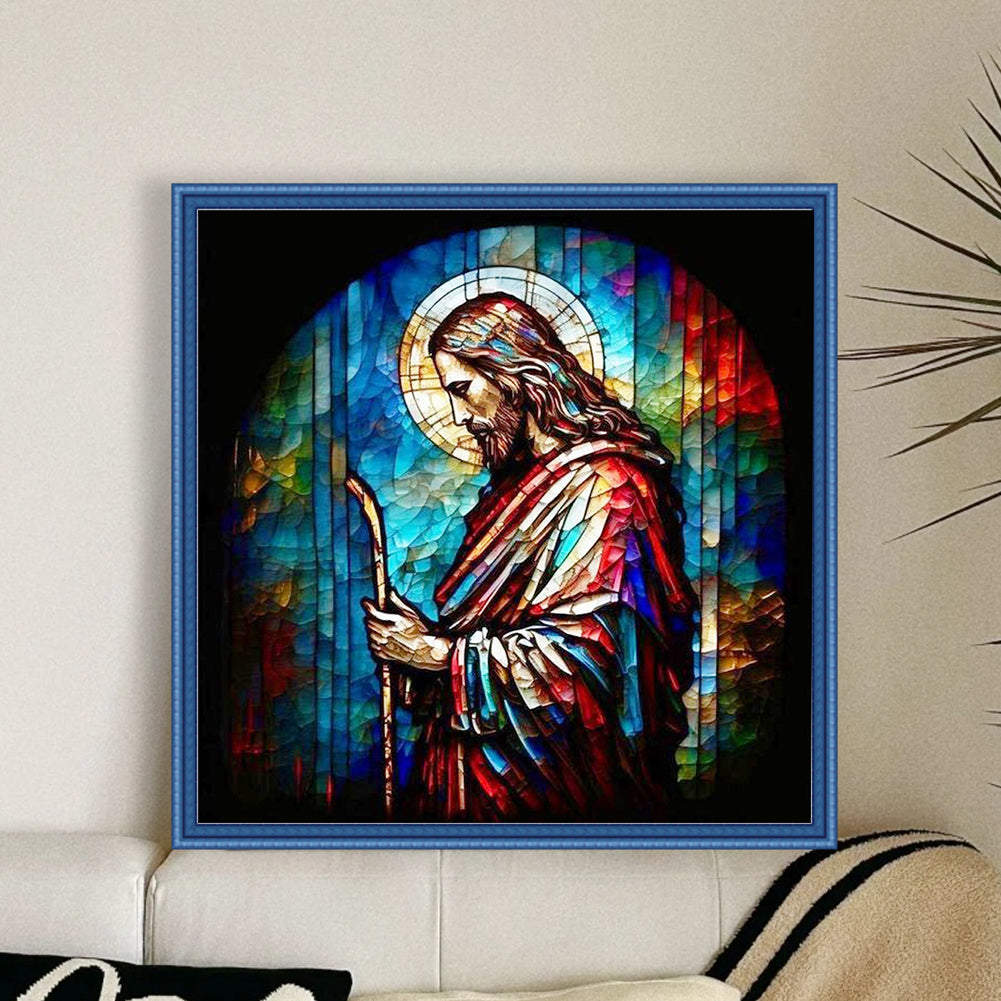 Priest - 11CT Stamped Cross Stitch 40*40CM