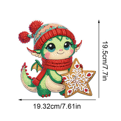 Baby Dinosaur Round Diamond Painting Desktop Decoration for Office Desktop Decor