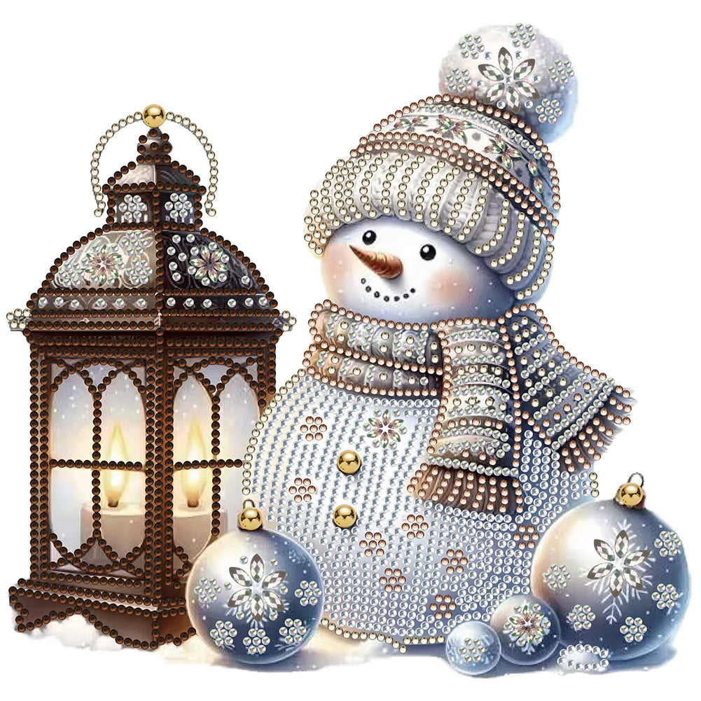 Christmas Snowman - Special Shaped Drill Diamond Painting 30*30CM