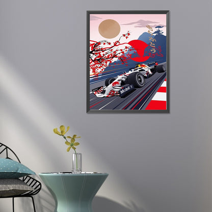 Driving Fast - Full Round Drill Diamond Painting 40*50CM