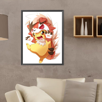 Pikachu - Full Round Drill Diamond Painting 30*40CM