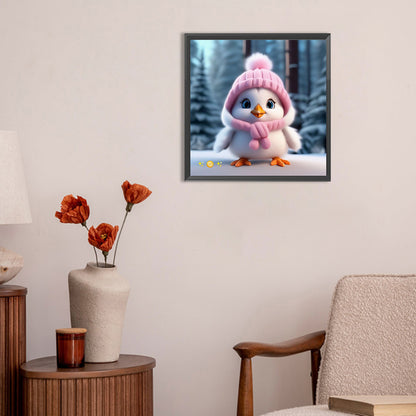 Snow Chick - Full Round Drill Diamond Painting 30*30CM