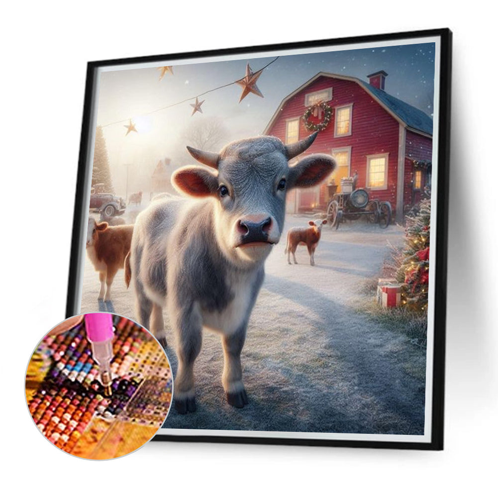 Calf - Full Round Drill Diamond Painting 40*40CM