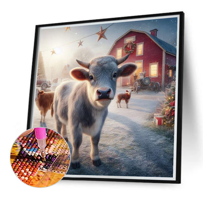 Calf - Full Round Drill Diamond Painting 40*40CM