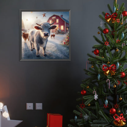 Calf - Full Round Drill Diamond Painting 40*40CM