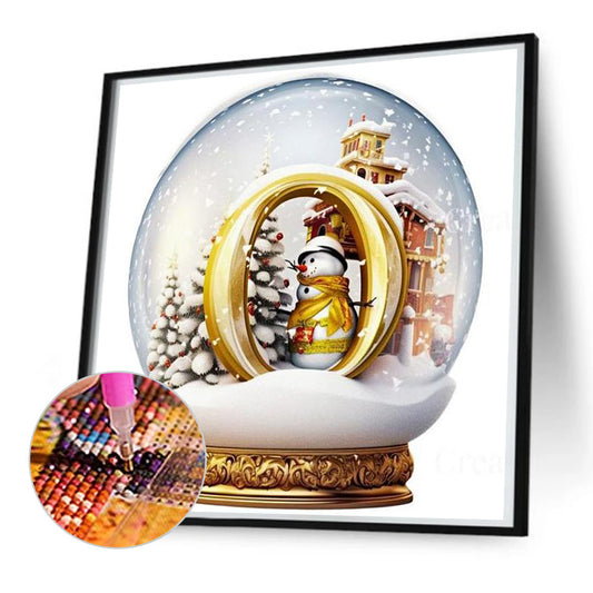 Crystal Ball Letter O - Full Round Drill Diamond Painting 50*50CM